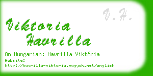viktoria havrilla business card